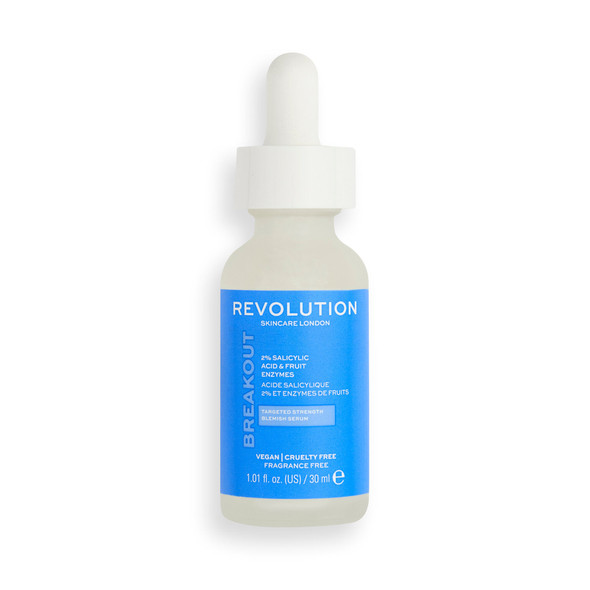 Revolution Skincare 2% Salicylic Acid and Fruit Enzyme Anti Blemish Serum
30ml
