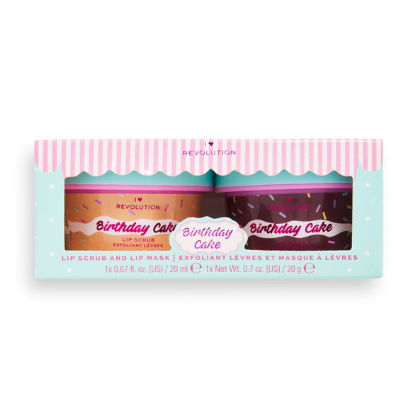 I Heart Revolution Lip Care Duo Birthday Cake