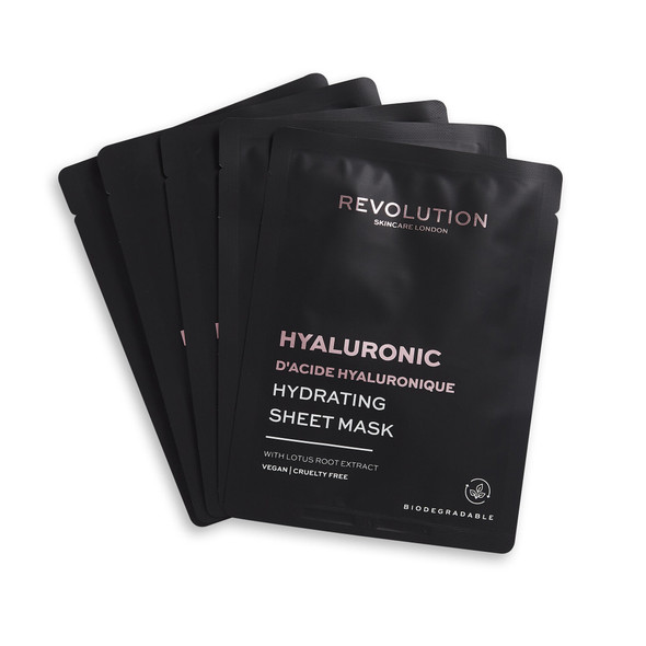 Revolution Skincare Hyaluronic Acid Hydrating Sheet Mask
5 Pack