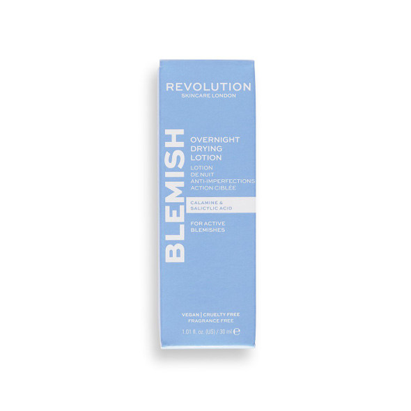 Revolution Skincare Salicylic and Calamine Anti Blemish Overnight Drying Lotion30ml