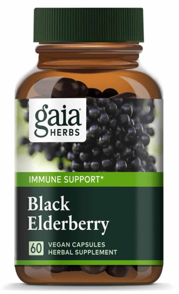 Gaia Herbs Black Elderberry Capsules