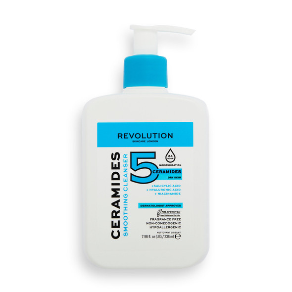 Revolution Skincare Ceramides Smoothing Cleanser
236ml