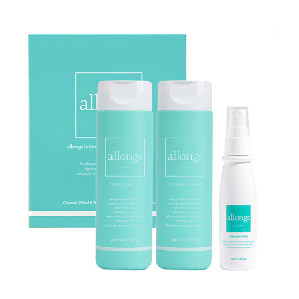 allongs Intimate Cleanser and Mist Set