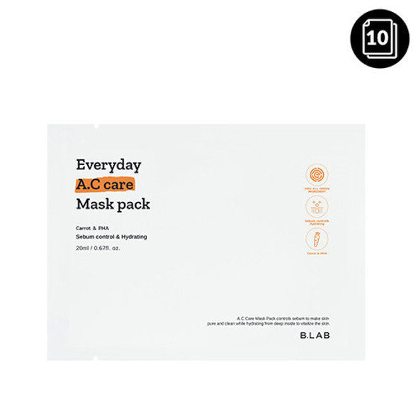 B_LAB Everyday A.C care Mask Pack 10ea