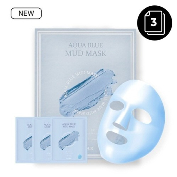 by:OUR AQUA BLUE MUD MASK 13g * 3.ea