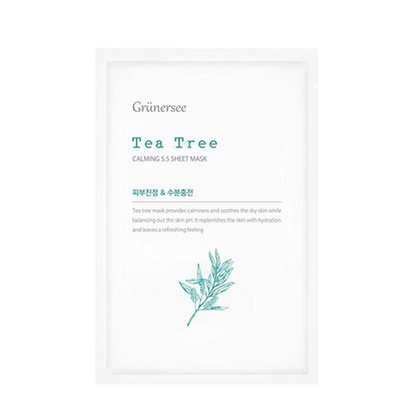 Grunersee Tea Tree Calming 5.5 Sheet Mask 25g * 1ea