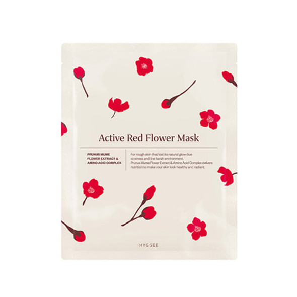 HYGGEE Active Red Flower Mask 30ml * 3ea