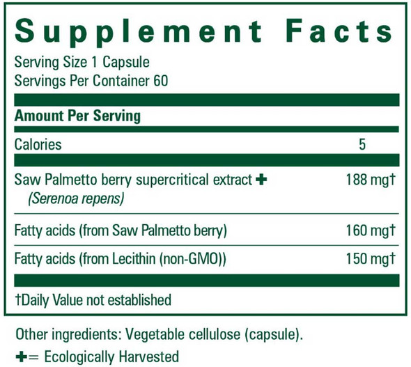 Gaia Herbs Professional Solutions Saw Palmetto Berry