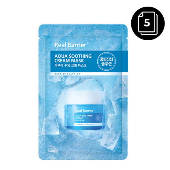 Real Barrier Aqua Soothing Cream Mask 30ml * 5ea