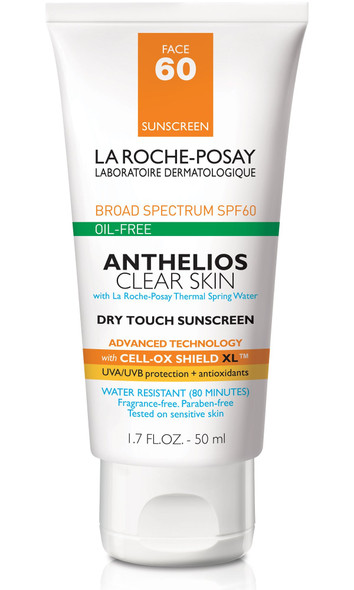 La Roche-Posay Anthelios Clear Skin Sunscreen SPF 60, 1.7 Fl. Oz.
