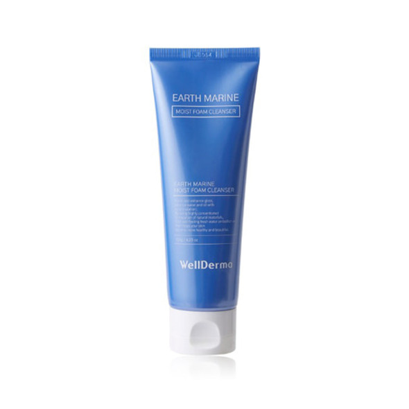 WellDerma Earth Marine Moist Foam Cleanser 120g