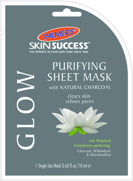 Palmer's Skin Success Glow Purifying Sheet Mask, 1 Ea, 1count