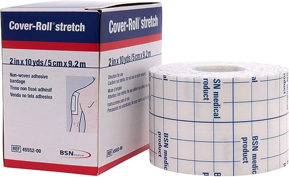 Dressing Retention Tape Cover-Roll Radio-transparent Acrylic Adhesive 4 Inch X 10 Yard White NonSte White 1 Count By Bsn-Jobst