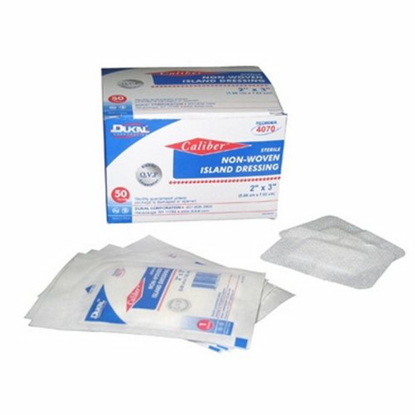 Adhesive Dressing 2 X 3 Inch Sterile 50 Count By Dukal