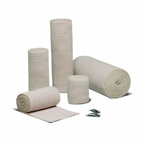 Elastic Bandage REB LF 3 Inch X 5 Yard Standard Compression Clip Detached Closure Tan NonSterile Tan Case of 60 By Hartmann Usa Inc