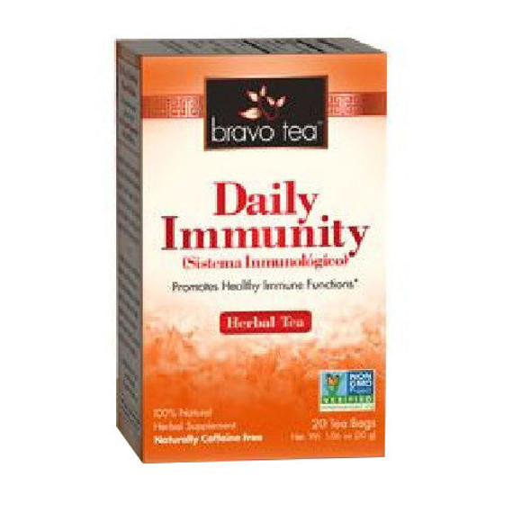 Daily Immunity Tea 20 Bags By Bravo Tea & Herbs