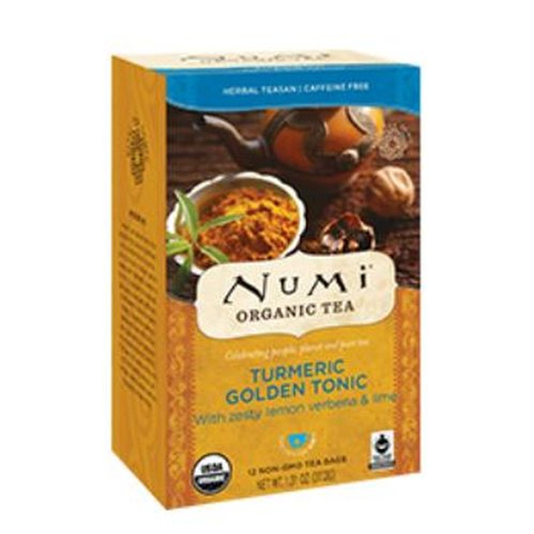 Turmeric Tea Golden Tonic 12 Bags By Numi Tea