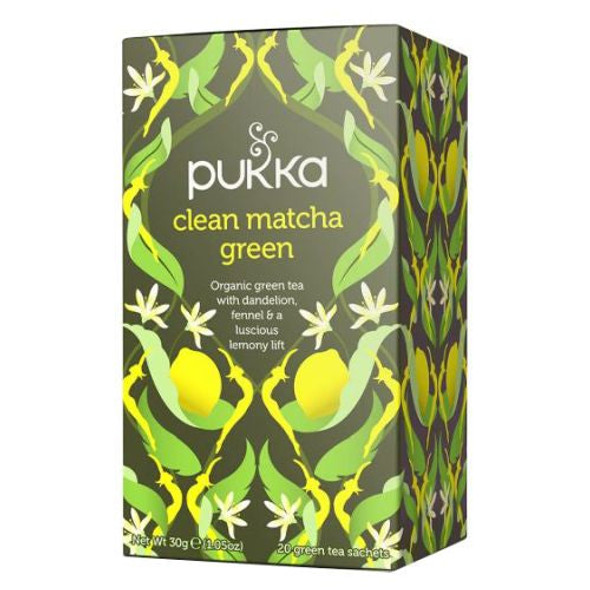 Clean Matcha Green 0.71 Oz By Pukka Herbal Teas
