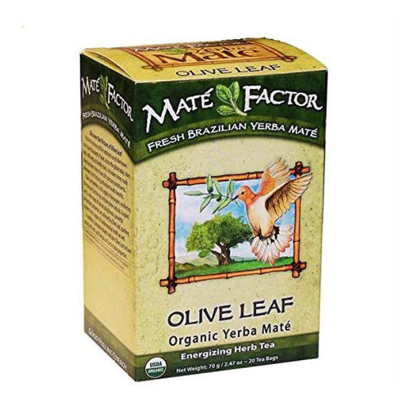 Olive Leaf Yerba Mate 20 Bags By The Mate Factor