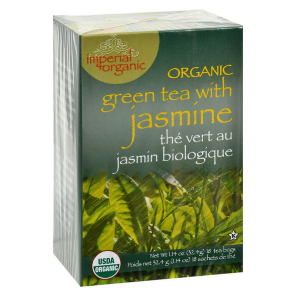 Imperial Organic Green Tea Jasmine 18 bags By Uncle Lees Teas