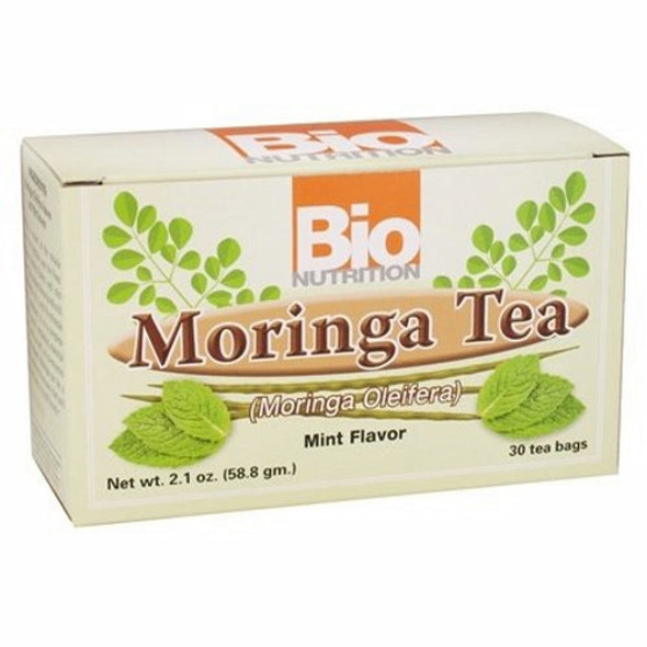 Moringa Tea Mint 30 Bags By Bio Nutrition Inc