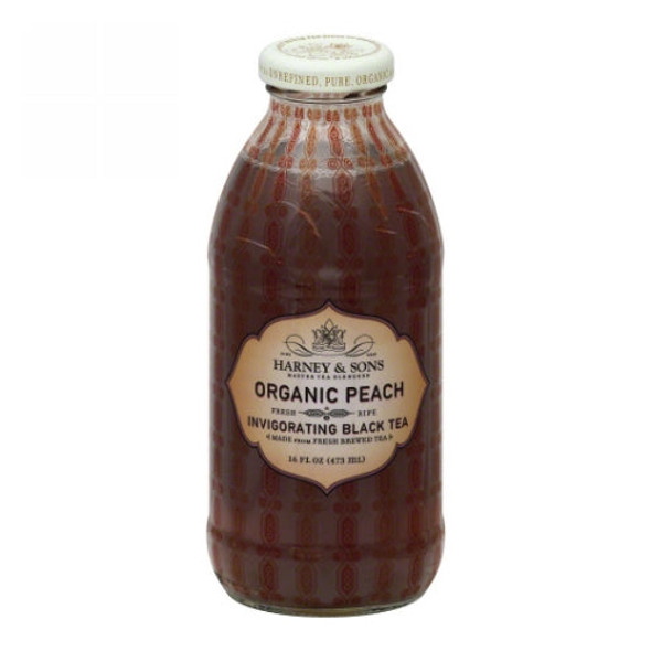 Organic Peach Tea 16 Oz (Case of 12) By Harney & Sons