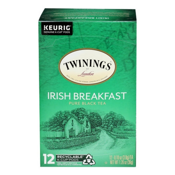 Irish Breakfast Tea Keurig K-Cups 12 Count (Case of 6) By Twinings Tea