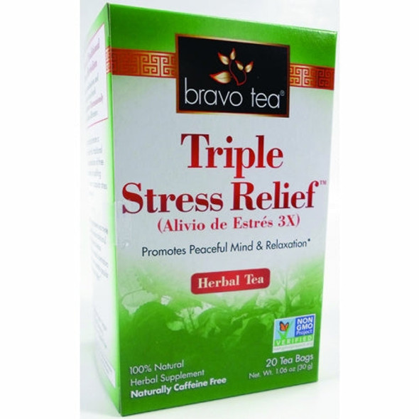 Triple Stress Relief Tea 20 bags By Bravo Tea & Herbs
