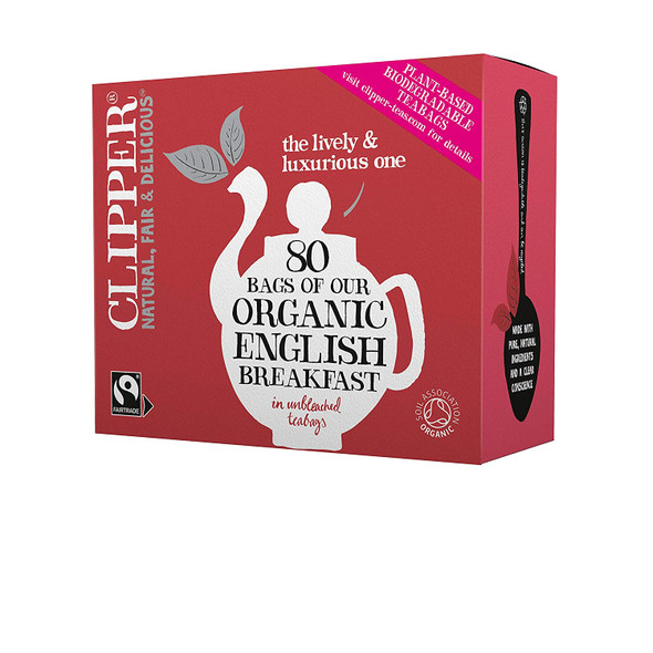 Clipper Organic English Breakfast Tea 80 Bags