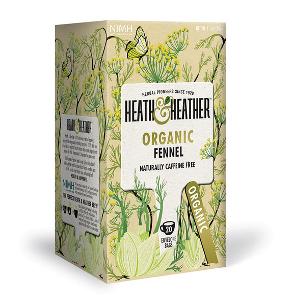 Heath & Heather Organic Fennel 20 Bag