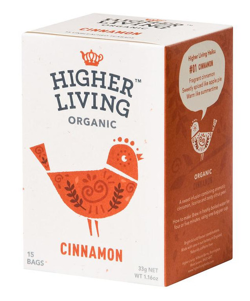 Higher Living Organic Cinnamon Tea 15 Bag