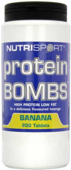 NutriSport Protein Bombs 200 count Banana