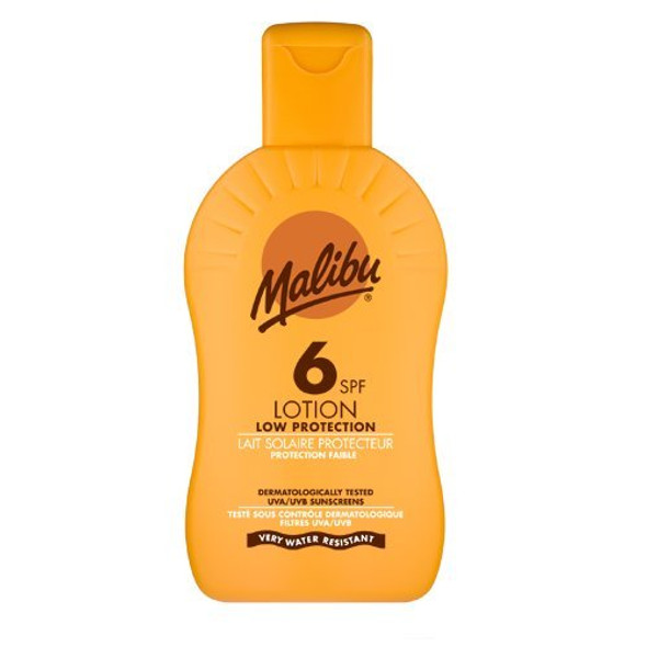 Malibu Sun Lotion SPF6 Low Protection 200ml