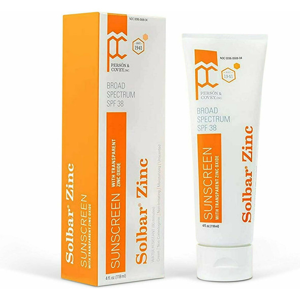 Solbar Zinc Sun Protection Cream With Spf 38 4 oz By Solbar