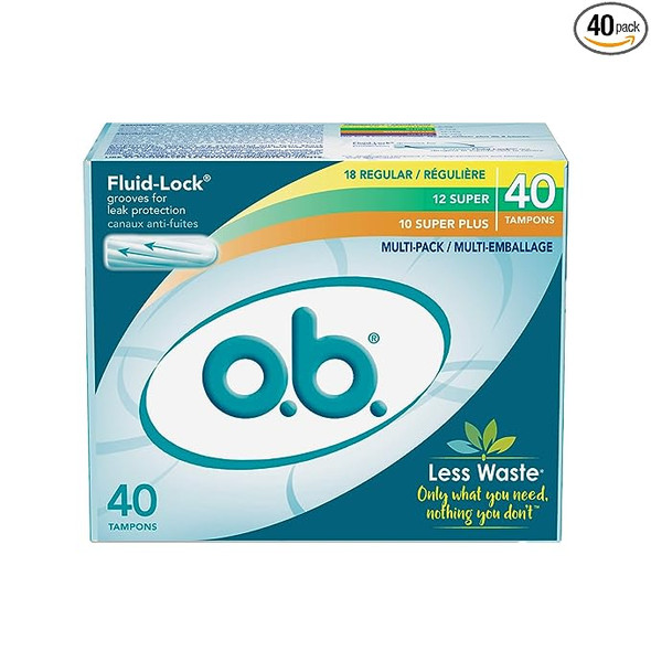 O.B. Tampons Regular 18 Each By O.B.