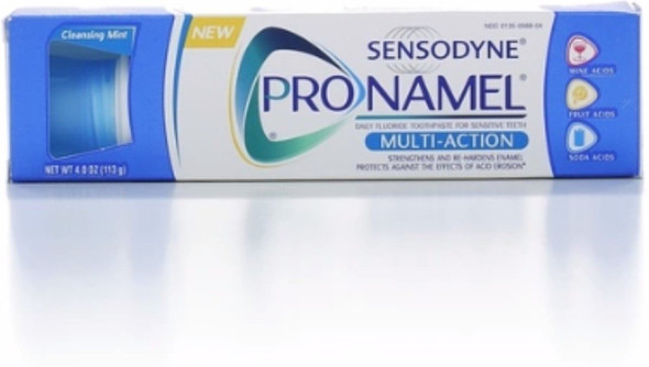 Sensodyne Pronamel Multi-Action Fluoride Toothpaste Cleansing Mint 4 Oz By The Honest Company