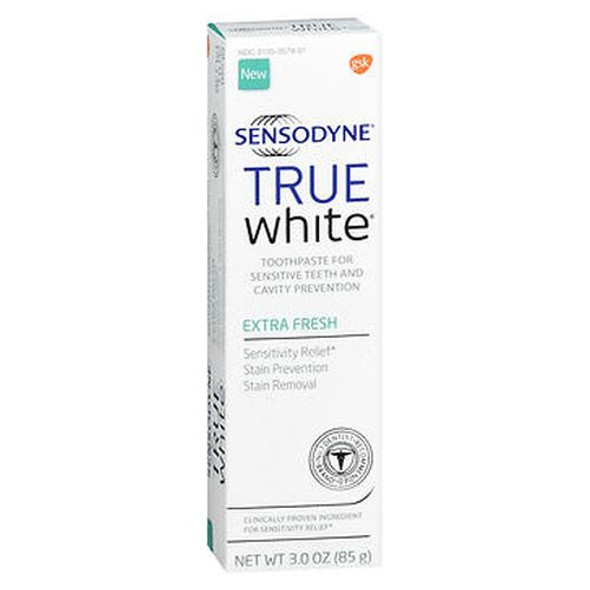 Sensodyne True White Toothpaste for Sensitive Teeth and Cavity Prevention Extra Fresh 3 Oz By The Honest Company