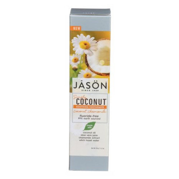 Soothing Toothpaste Coconut Chamomile 4.2 Oz By Jason Natural Products