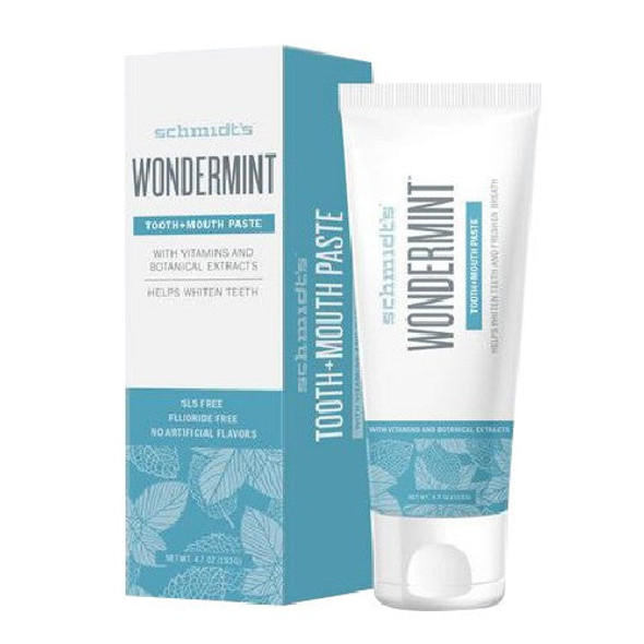 Toothpaste Wondermint 4.7 Oz By Schmidt's Deodorant