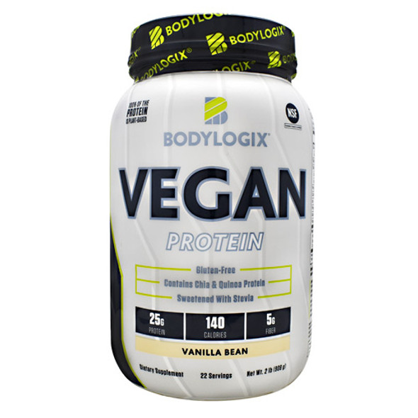 Vegan Protein Vanilla Bean 2 lbs By Bodylogix
