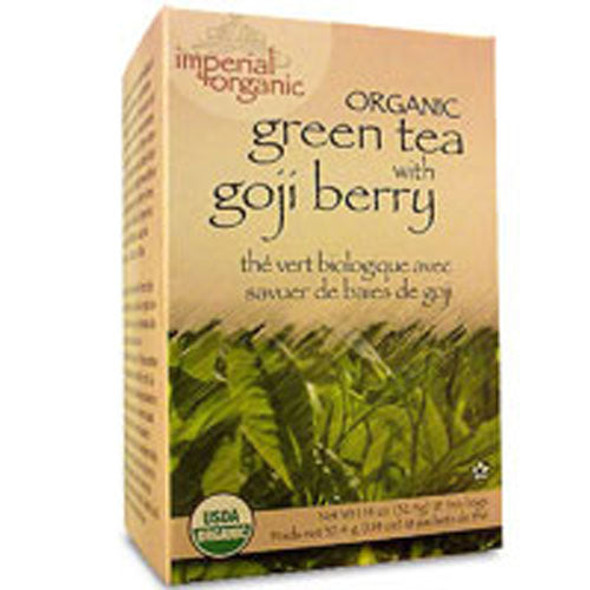 Imperial Organic Green Tea Goji Berry 18 CT By Uncle Lees Teas