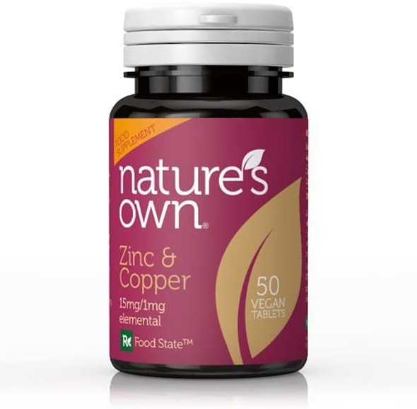 Natures Own Zinc/ Copper 15mg 50 Tablet
