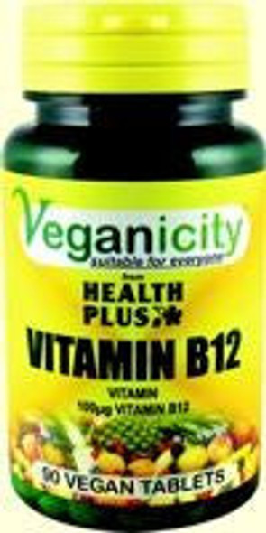 Veganicity Vitamin B12 100ug 90 Tablet