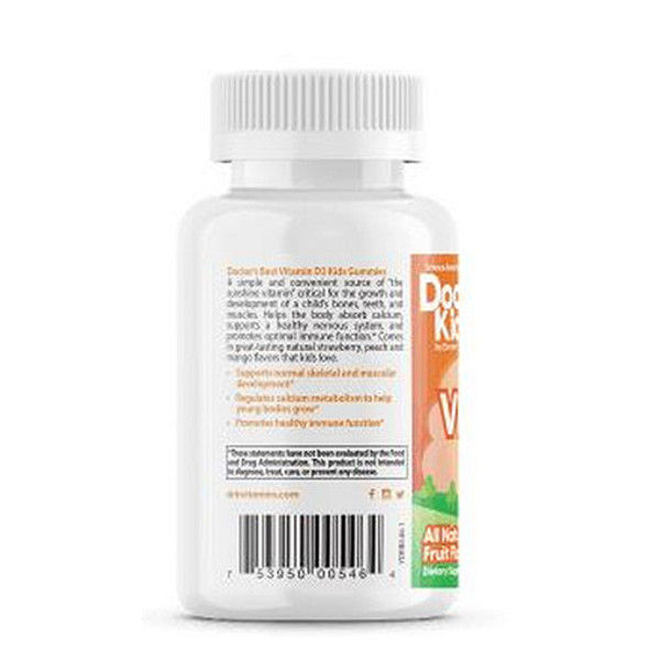 Vitamin D3 Kids Gummies 60 Gummies By Doctors Best