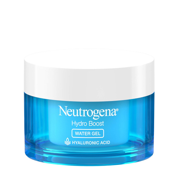 Neutrogena Hydro Boost Hyaluronic Acid Hydrating Water Gel Daily Face Moisturizer for Dry Skin, Oil-Free, Non-Comedogenic & Dye-Free Face Lotion, 1.7 fl. oz