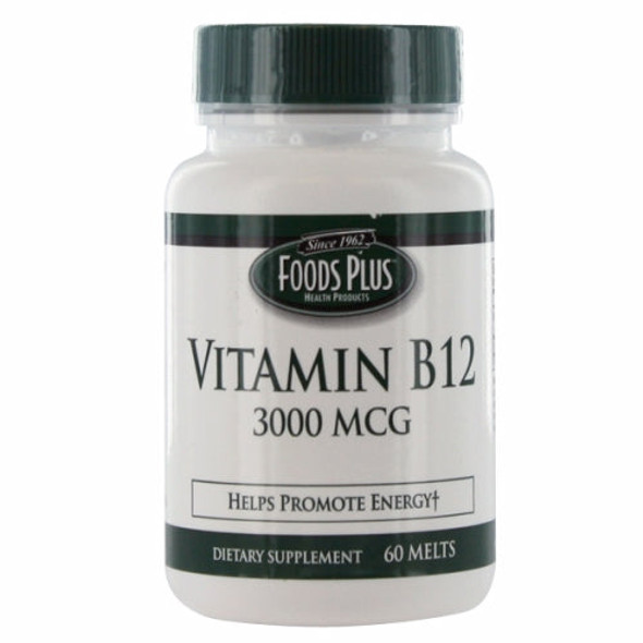 Vitamin B12 Melts 60 Tabs By Food Plus