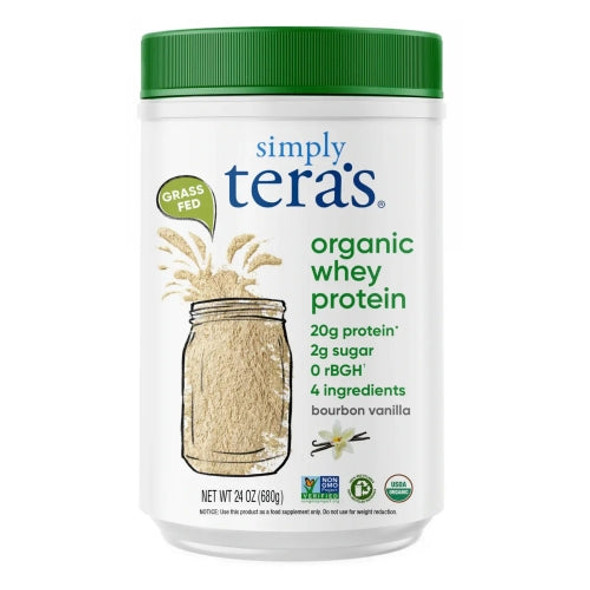 Organic Whey Protein Vanilla 24 Oz By Simply Tera's