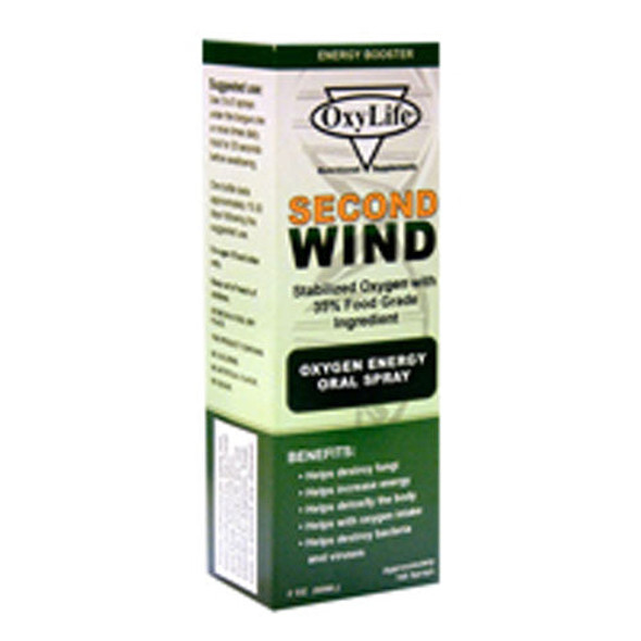 Oxylife Second Wind O2 Mint 2 OZ EA By Oxylife Products