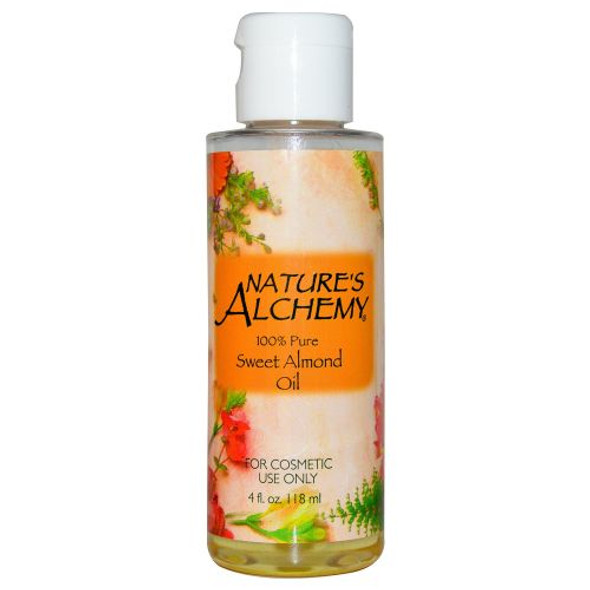 Carrier Oil Sweet Almond 4 Oz By Natures Alchemy