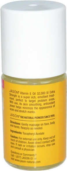 Vitamin E Oil w/Wand 1.1 Fl Oz By Jason Natural Products